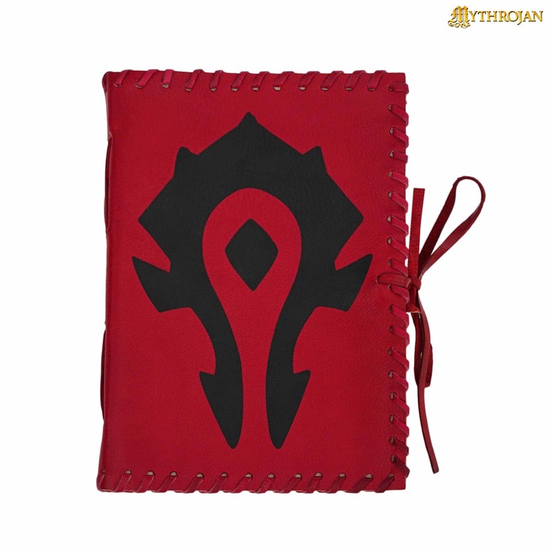 Leather Journal Vintage Diary Notebook Warcraft Design Sketchbook for Men Women