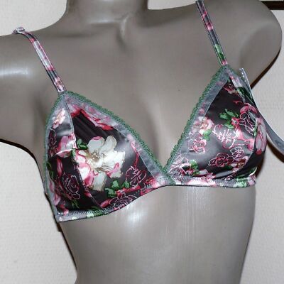 == ROSY Paris Triangle BH Gr. 75 B, Satin. Frühlings Design  NEU !!!