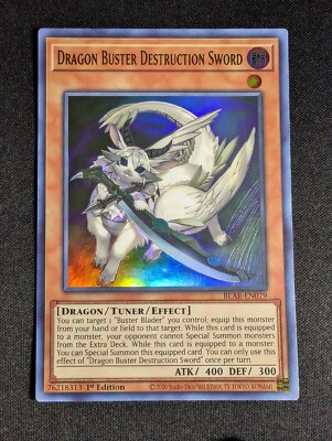 Yugioh - Dragon Buster Destruction Sword BLAR-EN079 1st Edition Ultra Rare NM