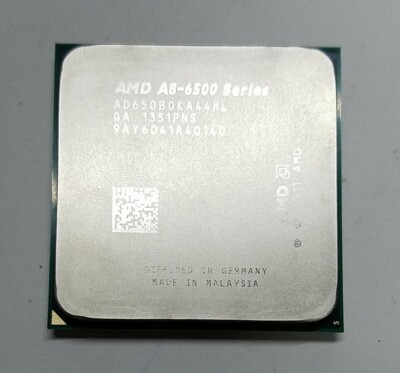 AMD 3.5 GHZ MODEL A8-6500B QUAD CORE Processor, AD650BOKA44HL, FM2,  US SELLER