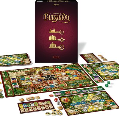 Ravensburger Schlösser Burgund Strategie Brettspiel für Erwachsene Kinder ab 12 Jahren