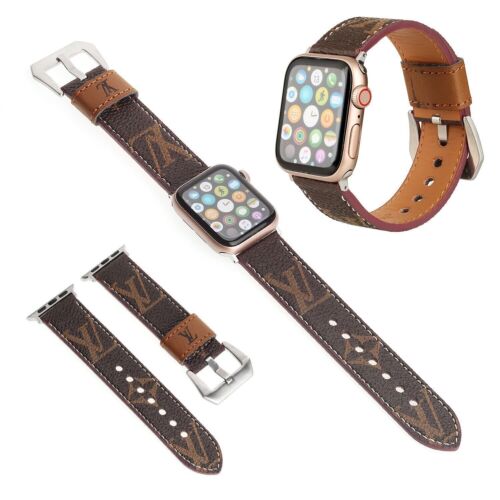 Für Watch Series Ultra 9 8 7 Leder Apple Watch 38/40/41/42/44/45/49 Armband Strap - Bild 72 von 77