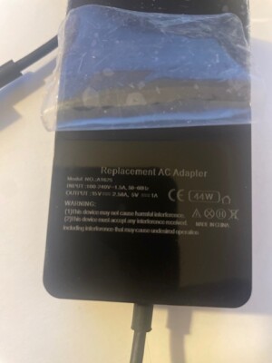 Replacement for Microsoft Surface Pro Laptop 44W AC Power Adapter Charger 1625