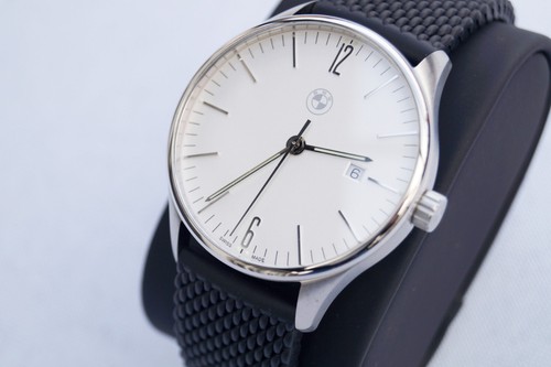 Swiss Made Genuine BMW M Motorsport Men`s Automatic Watch with Rubber Band - 第 4/11 張圖片