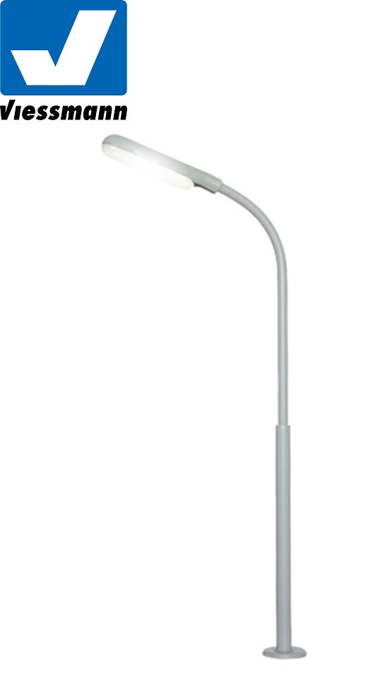 Lampada a frusta Viessmann H0 6090, LED bianco - NUOVO + IMBALLO ORIGINALE