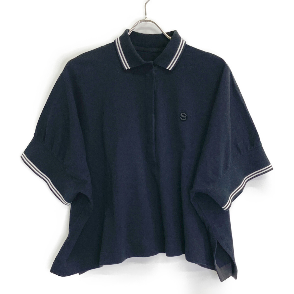 sacai 21Stainless Steel 21-05482 COTTON JERSEY POLO SHIRT tops 2  