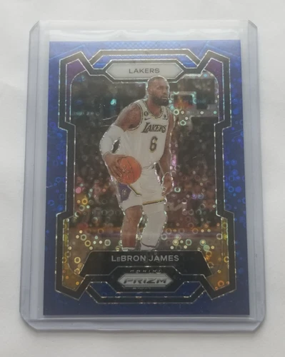 2023-24 Panini Prizm - LeBron James Blue Fast Break Prizm /150