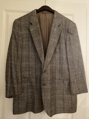 Bergdorf Goodman Pietrovanni, Roma Gray Vintage Two Button Blazer