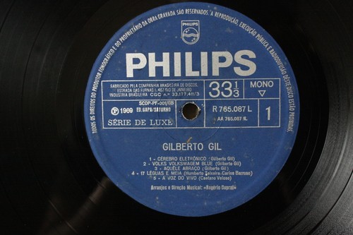 GILBERTO GIL SAME 1969 ORIGINAL TROPICALIA CAETANO VELOSO VINYL FIRST PRESS LP - Picture 4 of 6