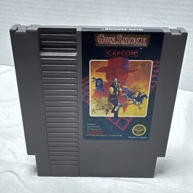 Gun Smoke (Nintendo Entertainment System, 1988) NES Game Cartridge & Sleeve