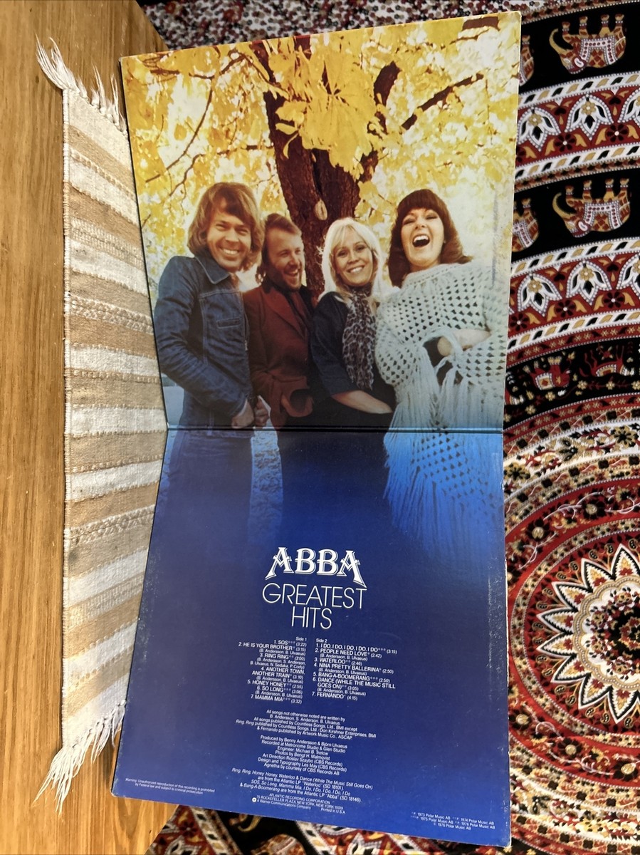 ABBA – Greatest Hits - VG/VG ~ Insert: VG ~ Gatefold | eBay