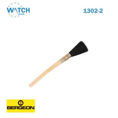 Bergeon 1302-2 Small Borax Brush, 100mm Length, Plastic Handle.
