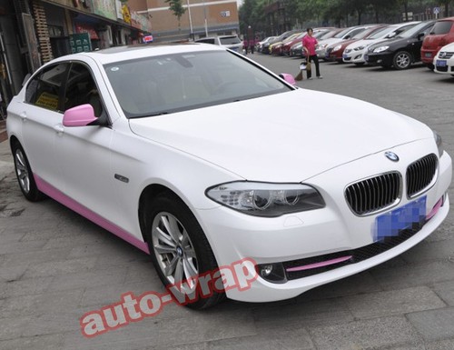 Optional Flat Entire Car Matte Finish Vinyl Wrap Film Sheet Sticker Decal White - Foto 5 di 5