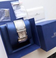 Image of Swarovski Crystalline Ladies Silver Bangle Watch RRP: £249 UK Seller
