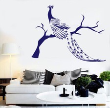 Wall Sticker paradise bird gorgeous fairy tail tree Vinyl Decal n502 
