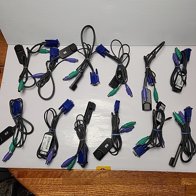 LOT OF 12 HEWLETT PACKARD INTERFACE ADAPTER 520-290-505