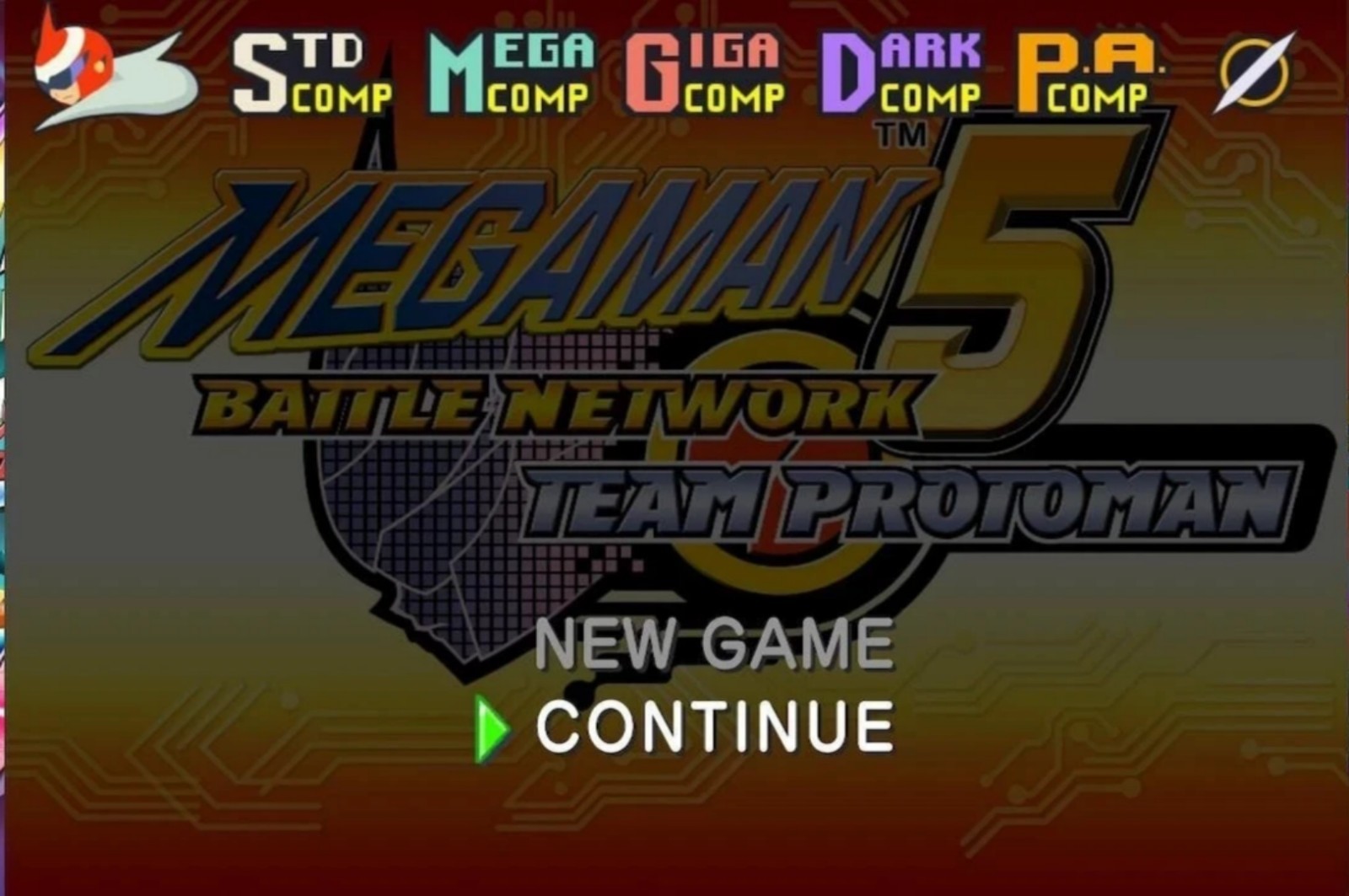 MEGAMAN BATTLE NETWORK 5 PROTOMAN LIBRARY COMPARE Complete Mark