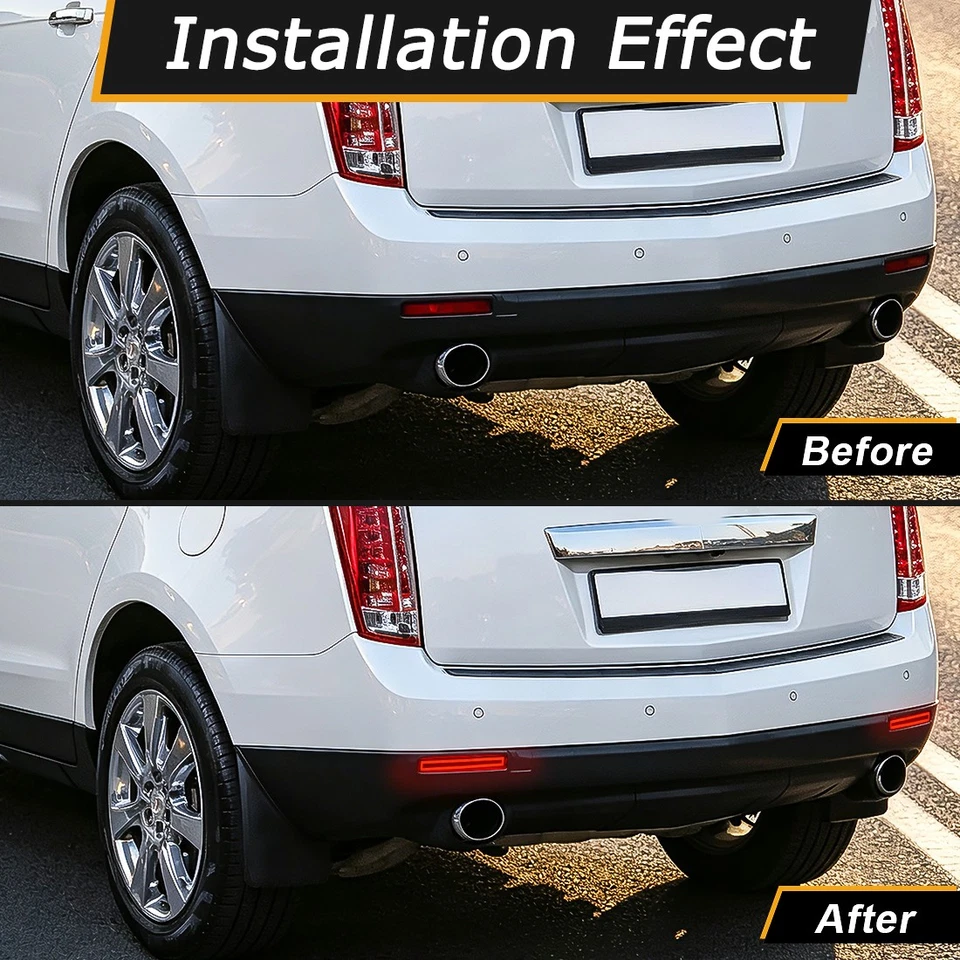 For 2010-2016 Cadillac SRX Pair Rear Bumper LED Reflectors Brake Lights LH & RH - Imagen 4 de 4