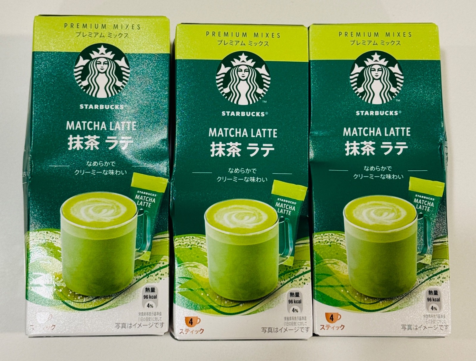 Nestle Starbucks Premium Mix Matcha Latte Stick Coffee 4P x 