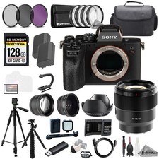 Sony a7R IVA  Sony FE 85mm f/1.8 Lens 128GB Ext Bat 9 PC Filtr MEGA Kit