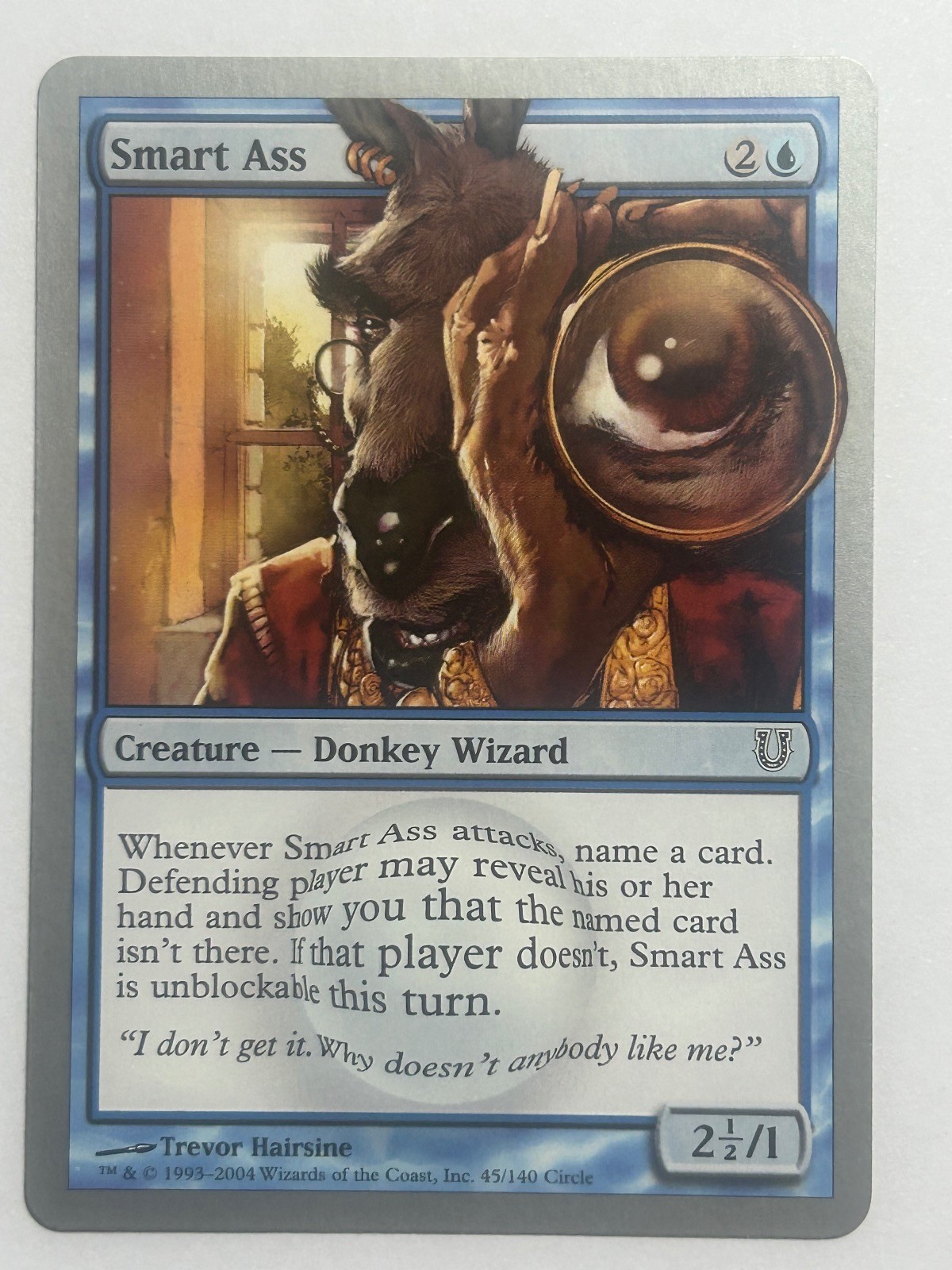 Smart Ass 45 Common Unhinged Magic: The Gathering Near Mint