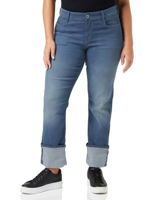 G-Star, Damen, Jeans, Straight, Noxer High Straight Wmn, Blau/Grau,  W23 L30