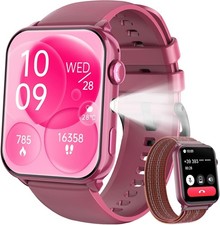 Smartwatch Mujer Mujer con Función Teléfono Reloj de Pulsera Watch para iOS Android