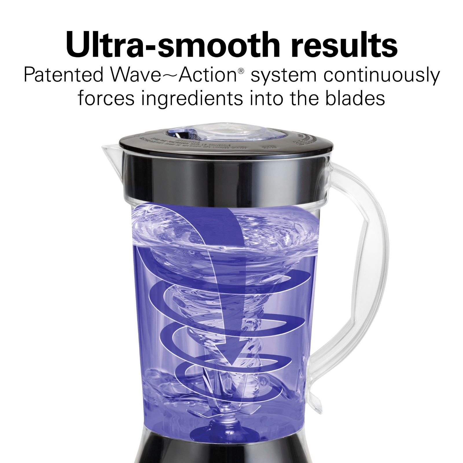 Hamilton Beach Smoothie Blender for Kitchen, 48 oz Jar for Smoothies and Shakes, alternate view 3