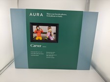 Aura Carver Gravel Digital Picture Frame 10.5"X2.1"X7.3"