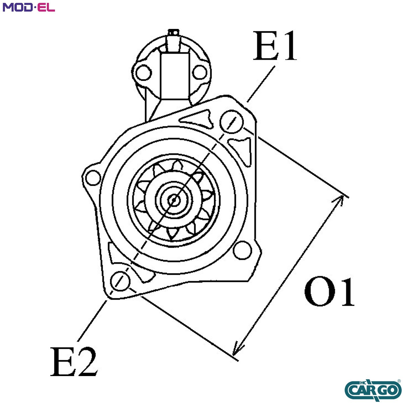 STARTER F 032 112 221 FOR VW LT/28-46/II/Platform/Chassis/Van/28-35/Bus 2.5L