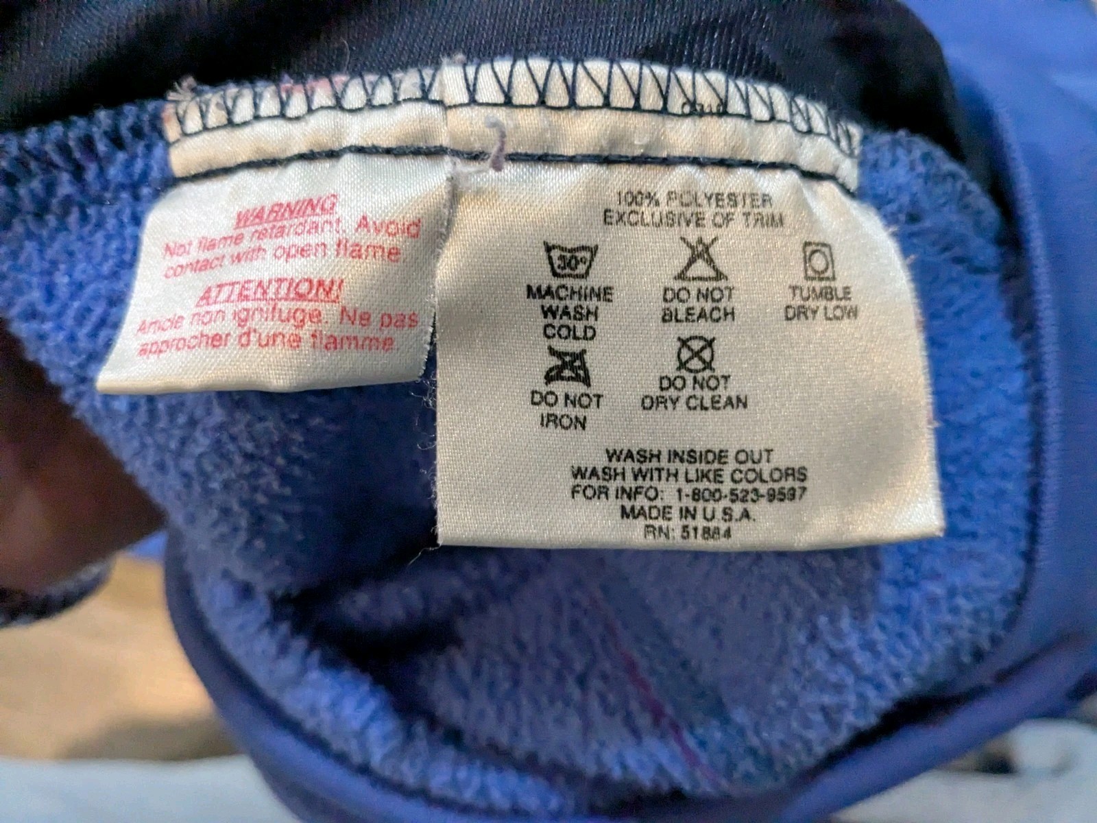 Vintage Patagonia Fleece 1/4 Button Pullover USA Made Size S Periwinkle 25680 thumbnail 6