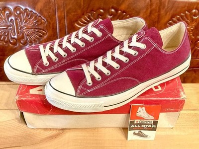 70s USA Converse Chuck Maroon US 14,5