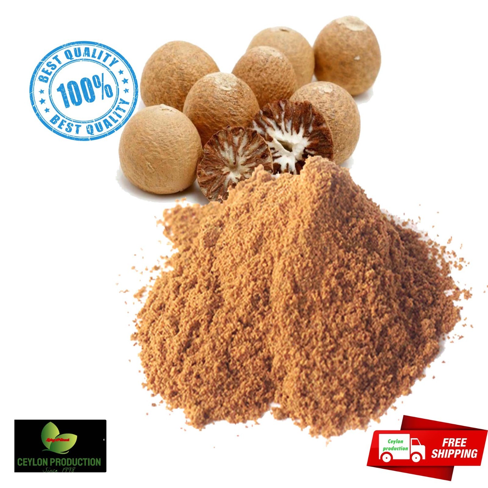Polvo molido de arecanut orgánico seco nuez de betel Areca catechu nuez india natural