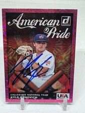 2019 Panini American Pride AP22 Pink SIGNED Kyle Brnovich