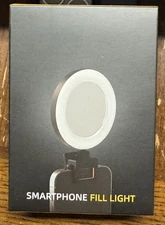 Portable Selfie Ring Light Rechargeable Clip-on LED Fill Light for Smart Phone