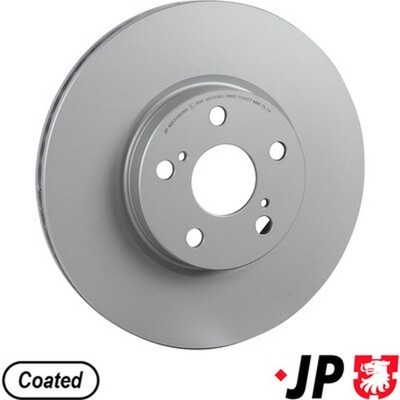 2x Bremsscheibe JP JP GROUP 4863105300 für TOYOTA URBAN CRUISER VERSO PREMIO 4WD