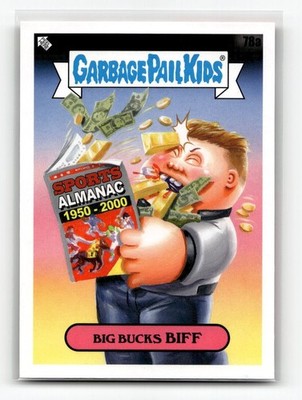 2022 Topps Garbage Pail Kids Book Worms #78a Big Bucks Biff