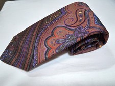 Robert Talbott Best of Class Modern Neck Tie Geometric Silk Paisley