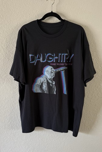 Daughtry Black Graphic Band T-Shirt Dearly Beloved Tour 2024 Size 2X No Tags - Picture 3 of 4