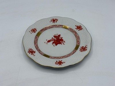 Herend Apponyi Orange Dessertteller ca. 16,5cm Porzellan Ungarn (63)
