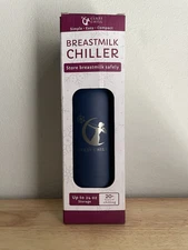 NEW Ceres Chill Breastmilk Chiller Reusable Storage Container 24oz Navy Blue