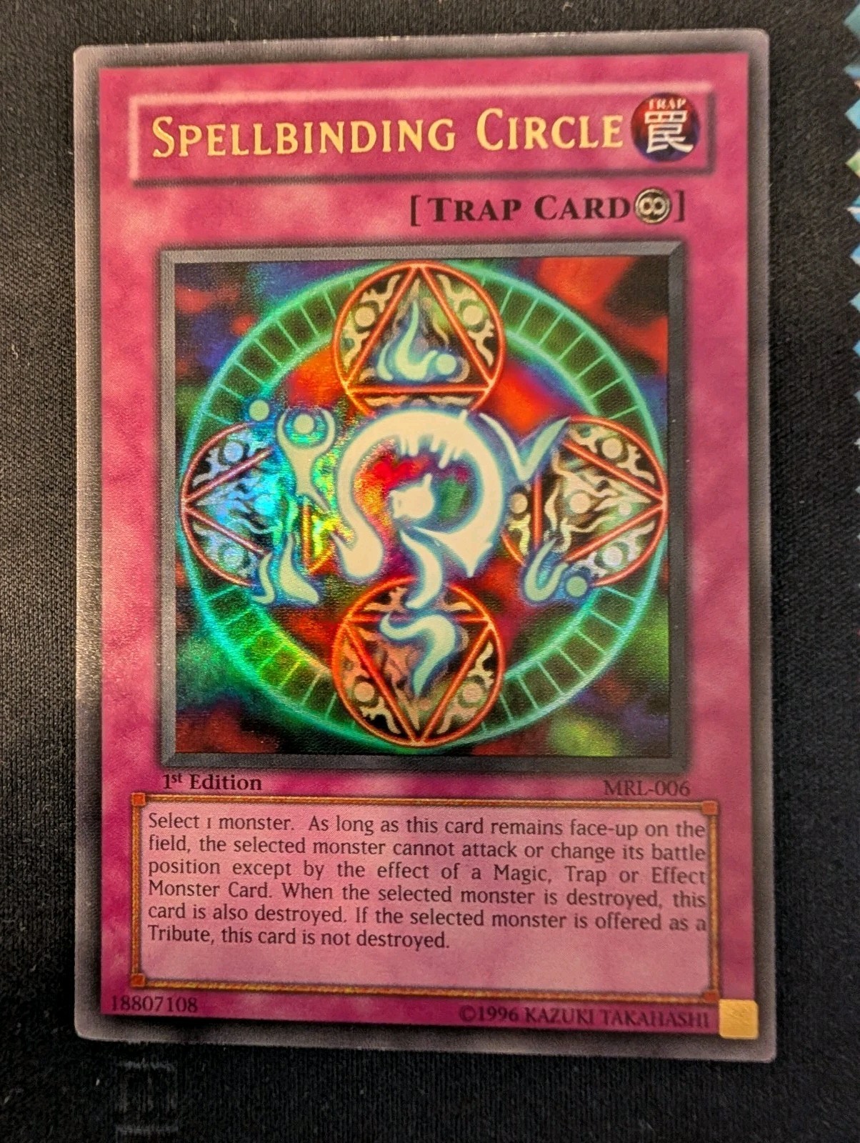 Konami Yu-Gi-Oh! Spellbinding Circle MRL-006 Magic Ruler 1st Ed