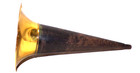 EDISON PHONOGRAPH 14" ORIGINAL WITCHES HAT HORN STAMPED  " PAT'D AUG.22 05 " — photo 3