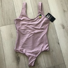 Hurley Purple Scoop Neck Pineapple One Piece Swim Skull Quick Dry NWT Small