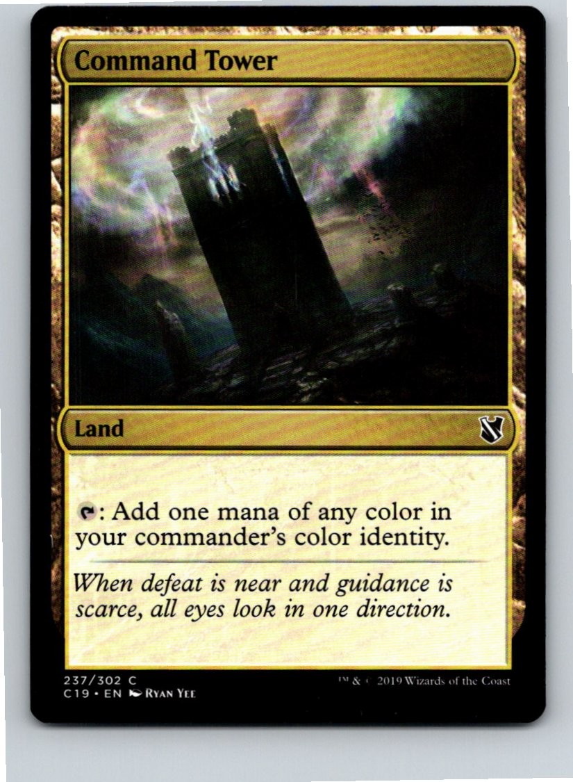 Magic the Gathering Command Tower Commander 2019 MTG Free Shipping!