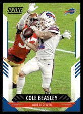 2021 Score Cole Beasley Buffalo Bills #25