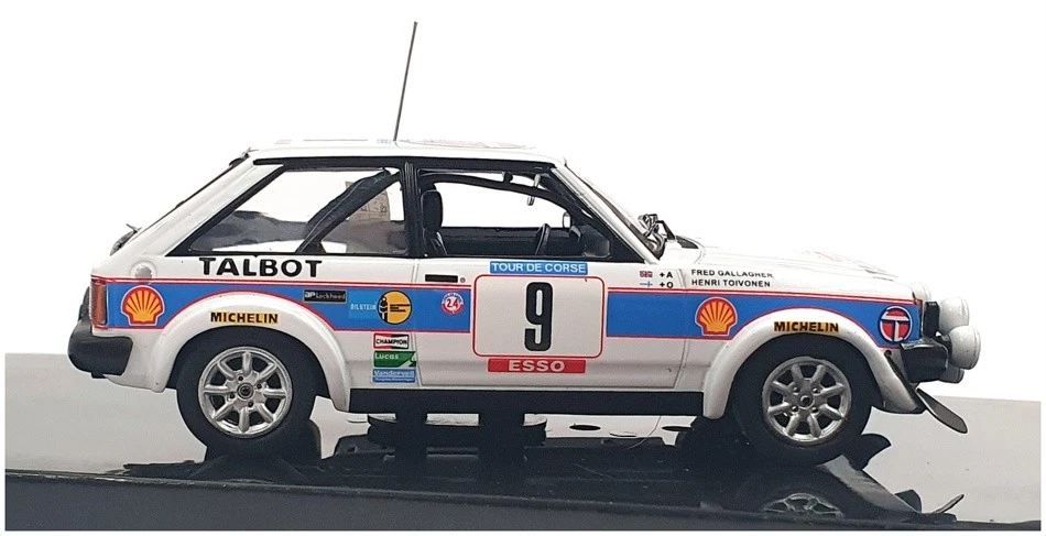 Ixo escala 1/43 RAC370B - Talbot Sunbeam Lotus Tour de Corse 1981 - blanco Foto 3 de 4