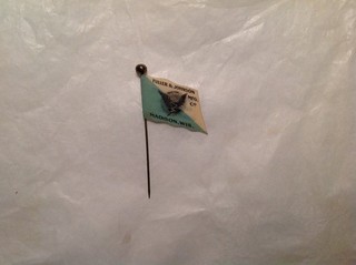 ADVERTISING STICK PIN FULLER & JOHNSON MFG CO. MADISON WISCONSIN FARM Machinery