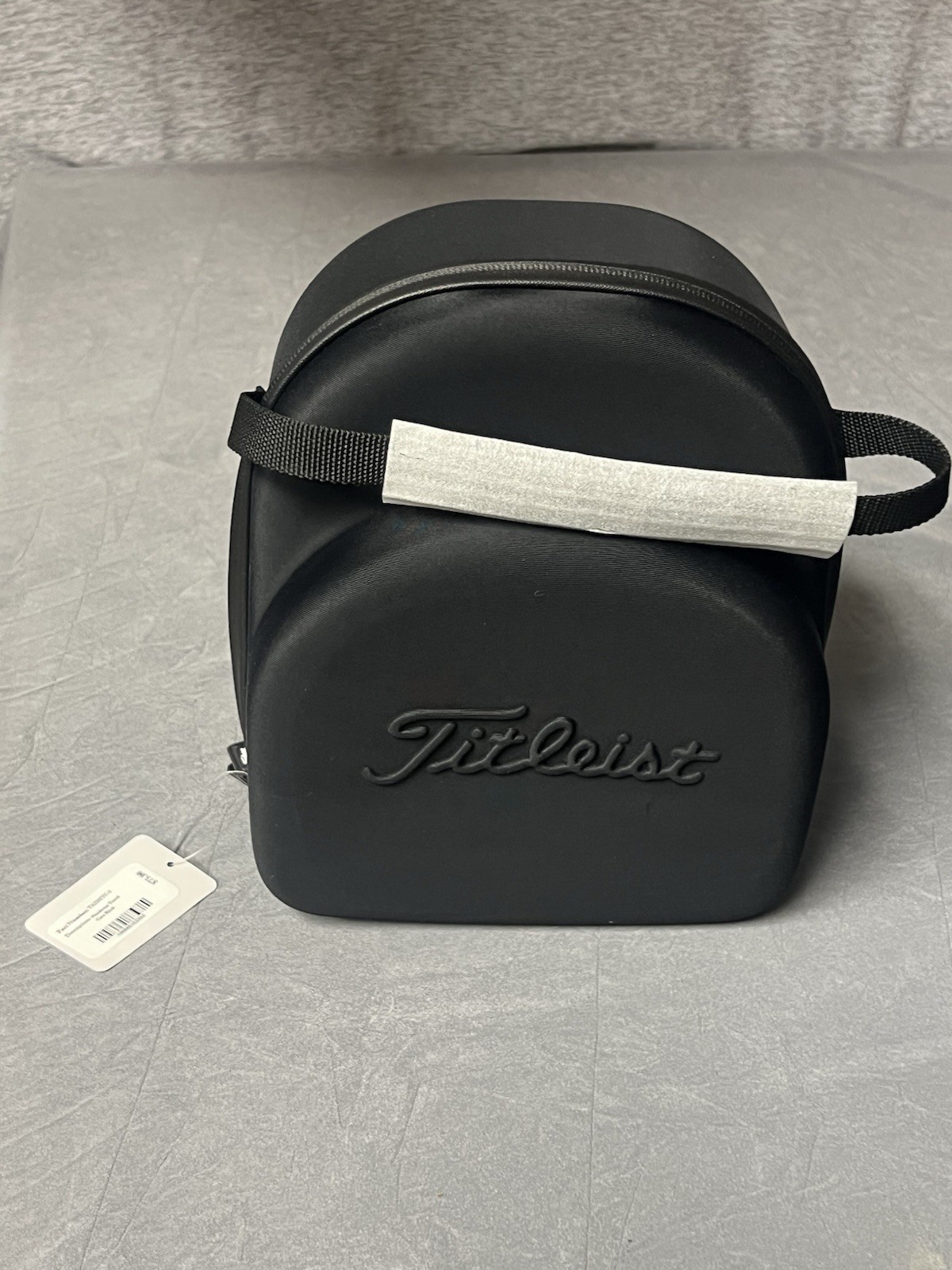 Titleist Headware Travel Case Black W Handle Holds 3 Caps Ne