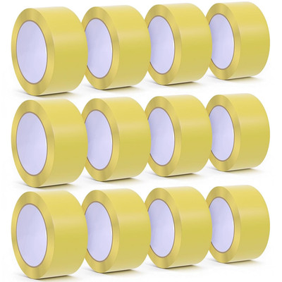 SHENLIU 12 Rolls Yellow Painters Tape, 2 Inch X 660 Yards Painters Masking Tape